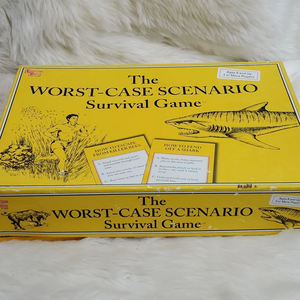 Vintage 2001 University Games The Worst Case Scenario Survival Game